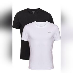 Nudus Premium Men's Black & White 2 Piece T-Shirt Set New In Package